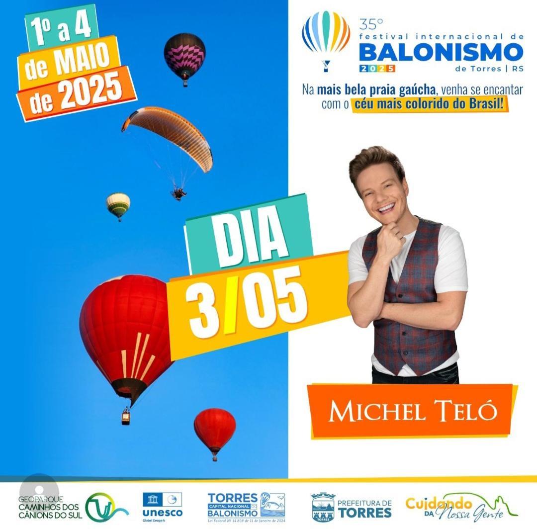 Kitnet S2 Em Torres-Rs - Na Mais Bela Praia Gaucha - Cozinha - Banheiro - Ar Condicionado - Tv Smart 32' - Wi-Fi - Estacionamento - Anfitria Superhost No Bnb Buitenkant foto
